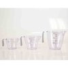 Hds Trading 3 Piece Measuring Cup with Rubber Grip ZOR95920